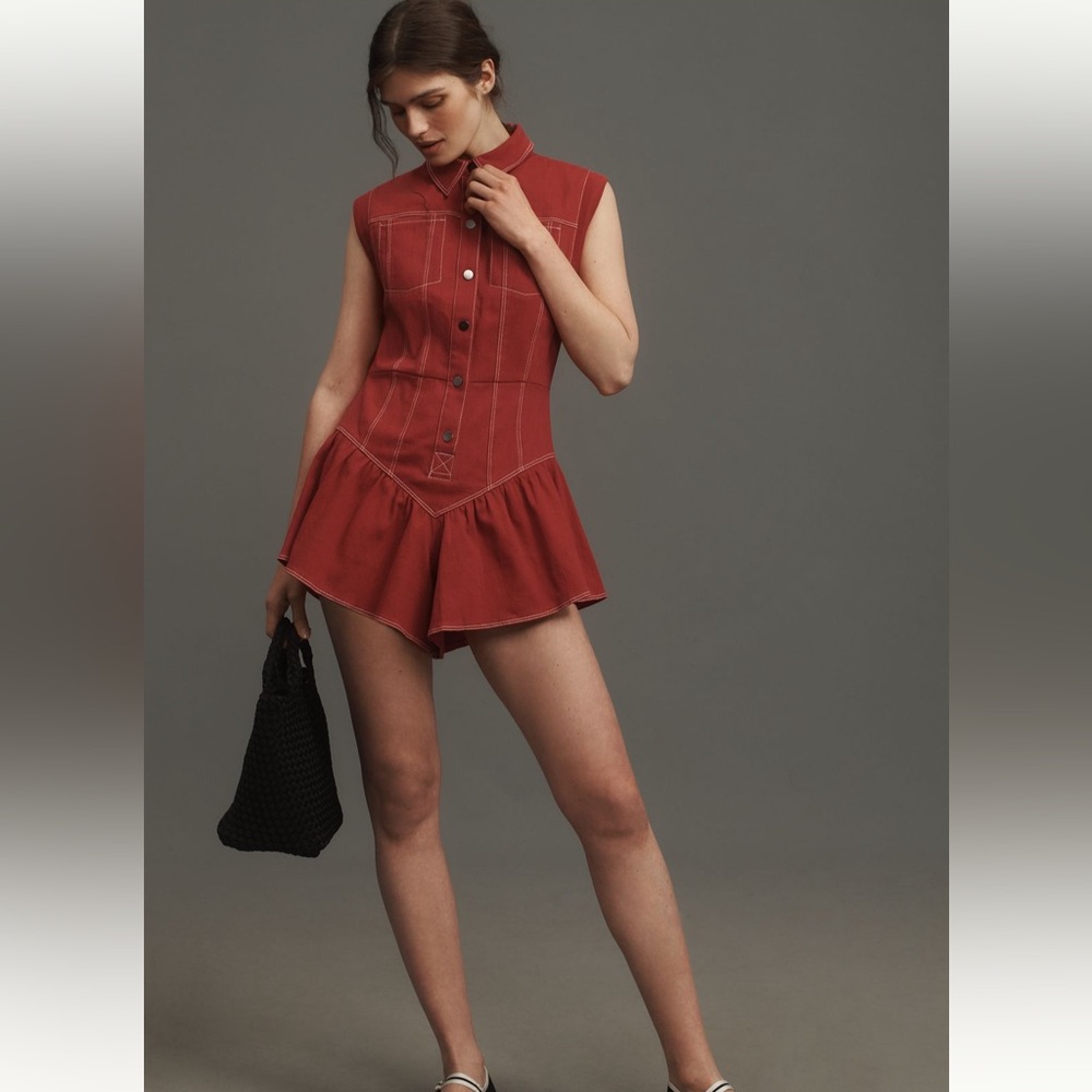 Saylor Keira Denim Romper